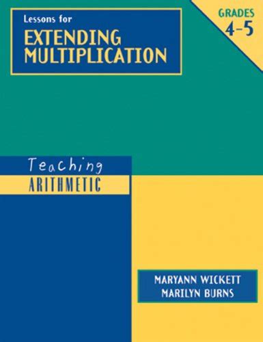Teaching Arithmetic Lessons for Extending Multiplication Grades 4-5 Epub