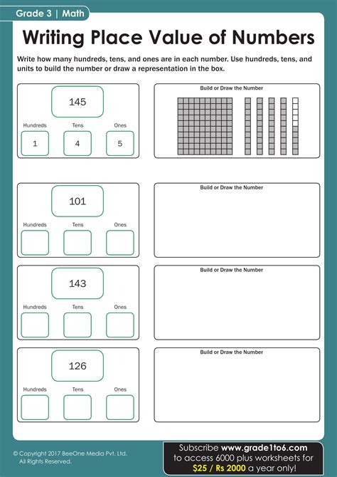 Teaching Arithmetic Lessons for Extending Place Value Grade 3 Kindle Editon