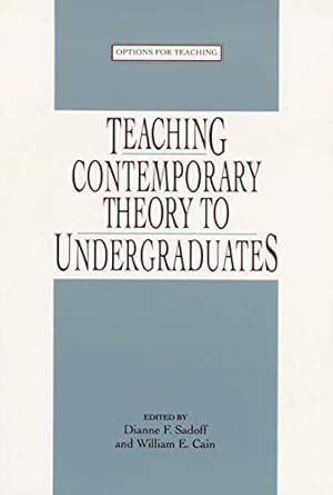 Teaching Contemporary Theory to Undergraduates Epub