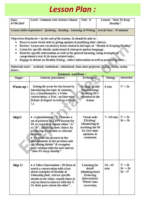 Teaching English Applications and Lesson Plans Doc