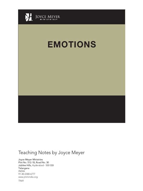 Teaching Notes By Joyce Meyer PDF Reader