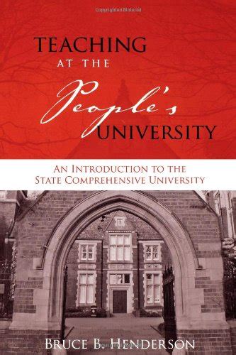 Teaching at the People s University An Introduction to the State Comprehensive University Reader