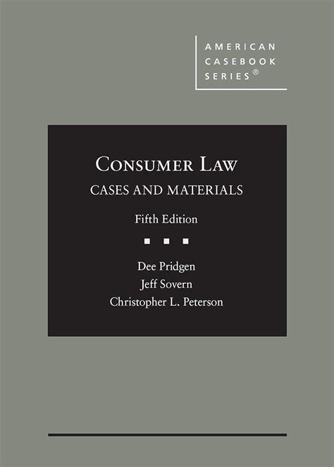 Teaching materials on commercial and consumer law American casebook series PDF