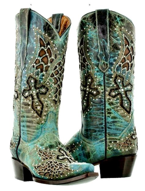 Teal Western Boots: Embrace the Unforgettable Flair of the Wild West