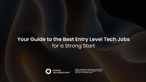 Tech Jobs Entry Level: The Ultimate Guide to Kick-Starting Your Career