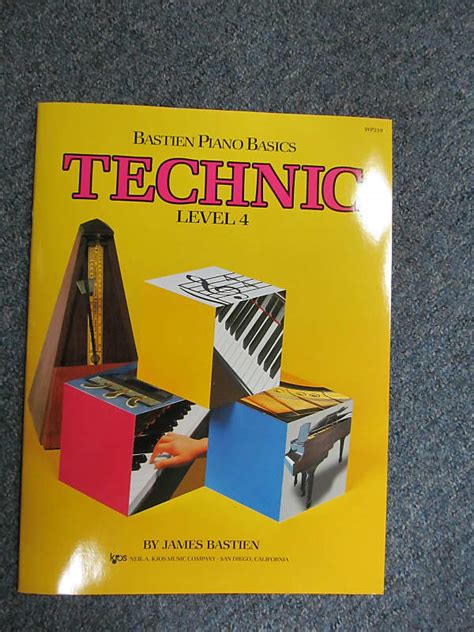 Technic Level Four Bastien Piano Basics