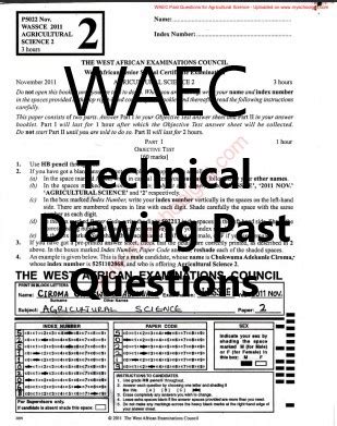 Technical Drawing Waec Past Questions And Answer Doc