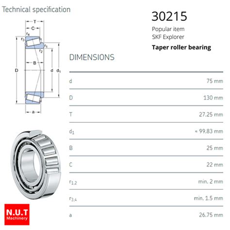 Technical Specifications of 23385 SKF-7