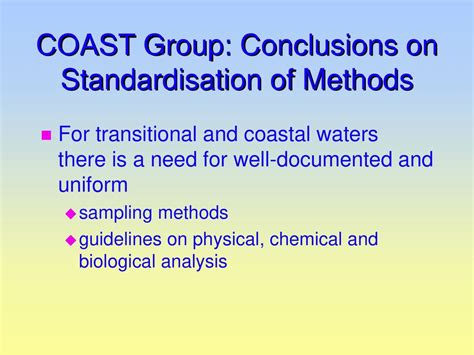 Techniques and Methodologies for Coast Measurement