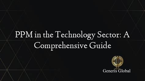 Technology Industry Sectors: A Comprehensive Guide