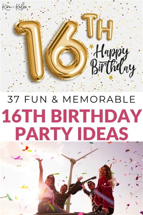 Teenage Birthday Party Ideas for a Memorable 16th Celebration