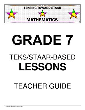 Teksing Toward Staar Grade 7 Mathematics Answers Kindle Editon