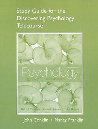 Telecourse Study Guide for Psychology Core Concepts all editions Doc