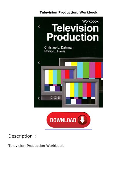 Television Production Workbook Answers Doc