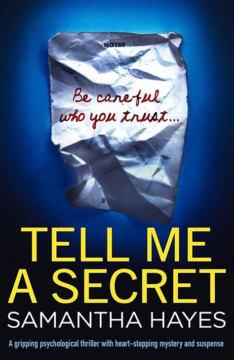 Tell Me A Secret A gripping psychological thriller with heart-stopping mystery and suspense PDF
