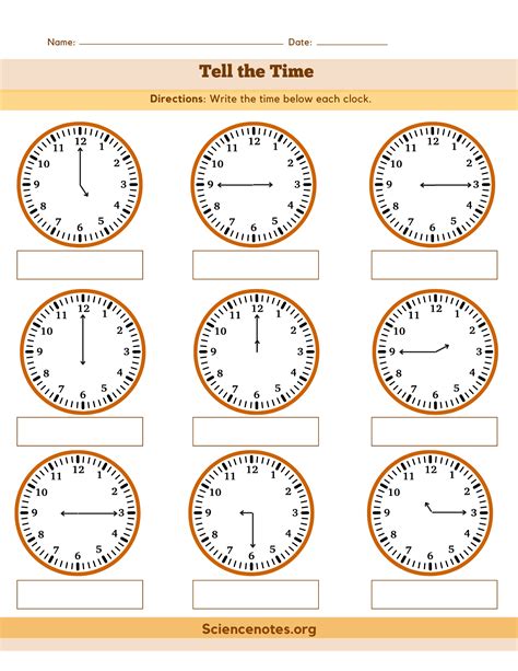 Telling Time Doc