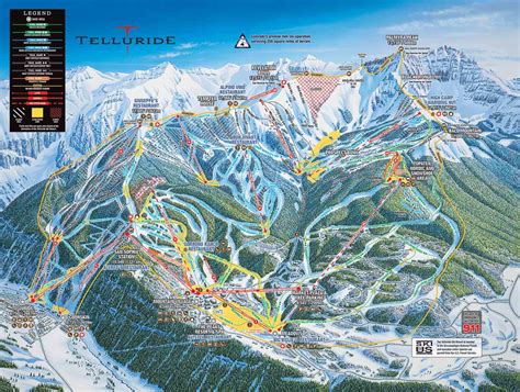 Telluride Ski Resort Map: Navigate the Legendary Slopes with Ease