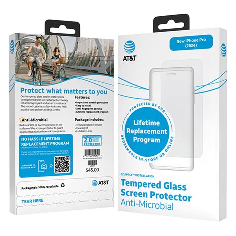 Tempered Glass Antimicrobial Screen Protector - iPhone 16 Pro: The Ultimate Shield for Your Device