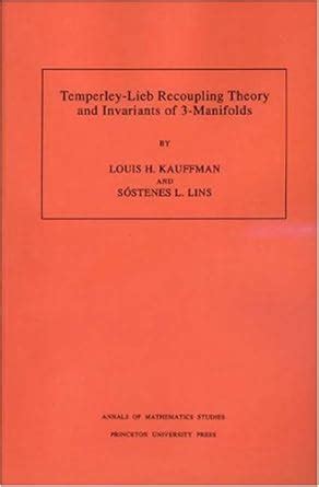 Temperley-Lieb Recoupling Theory and Invariants of 3-Manifolds Epub