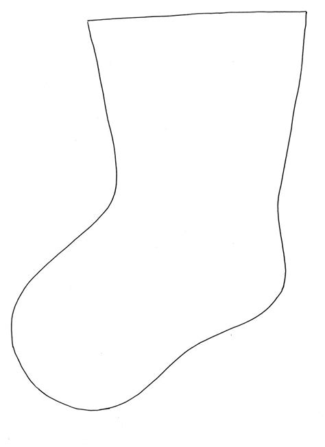 Template Christmas Stocking Pattern