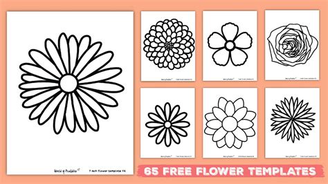 Template Flowers Free