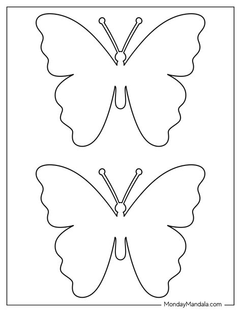 Template For Butterfly