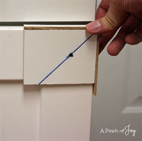 Template For Installing Cabinet Knobs