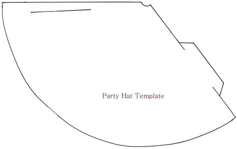 Template For Party Hat