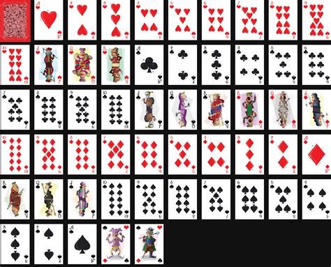 Template For Playing Cards