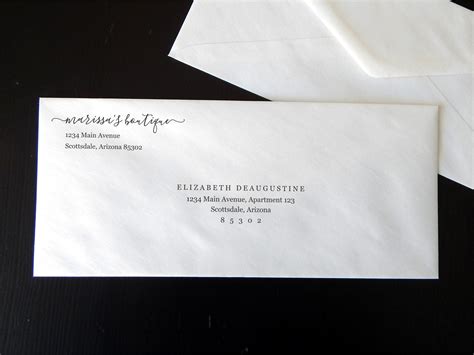 Template For Printing Addresses On Envelopes