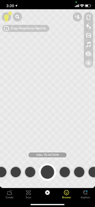 Template For Snapchat