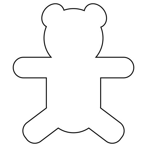 Template For Teddy Bear