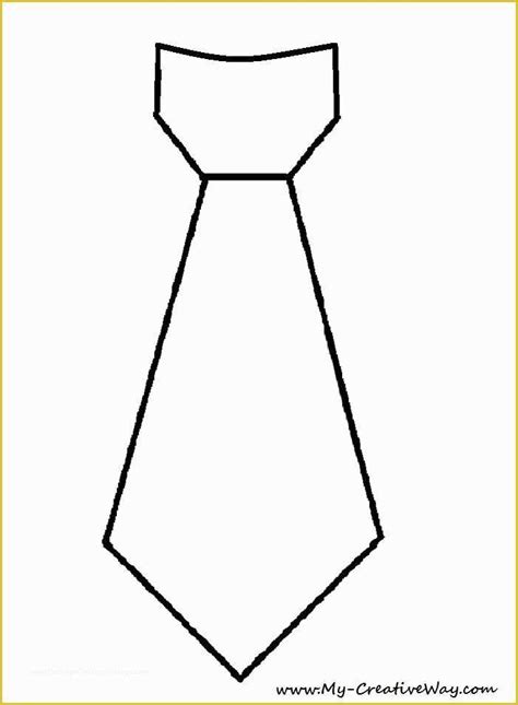 Template For Tie
