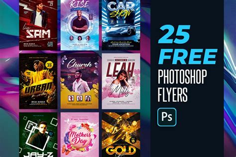 Template Free Psd Flyer