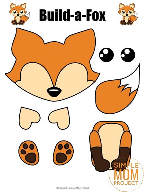 Template Of A Fox