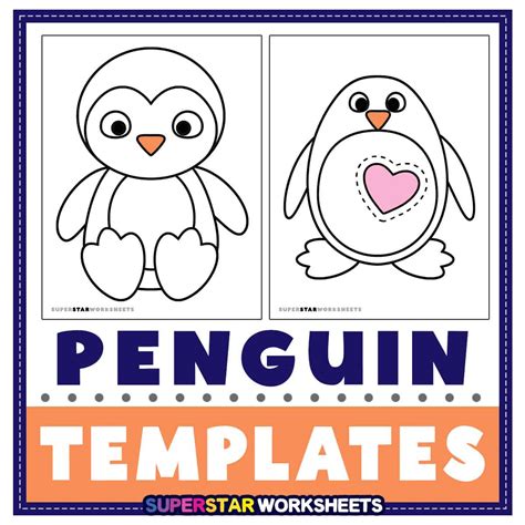 Template Of A Penguin