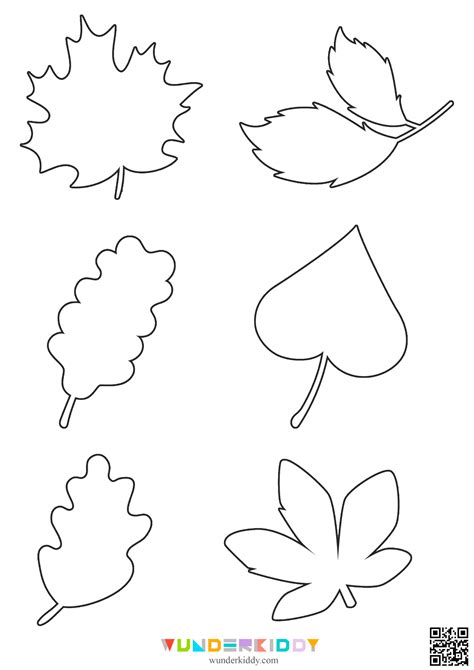 Template Of Autumn Leaves