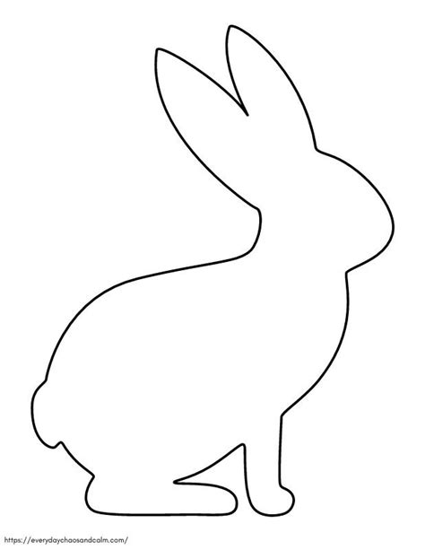 Template Of Bunny