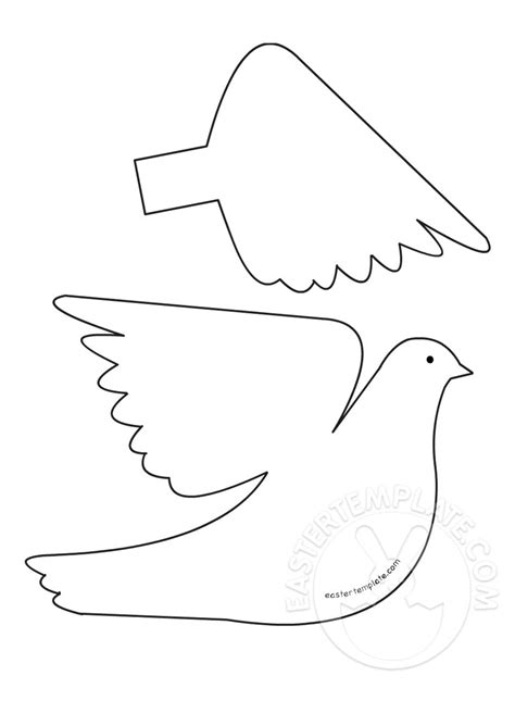Template Of Dove