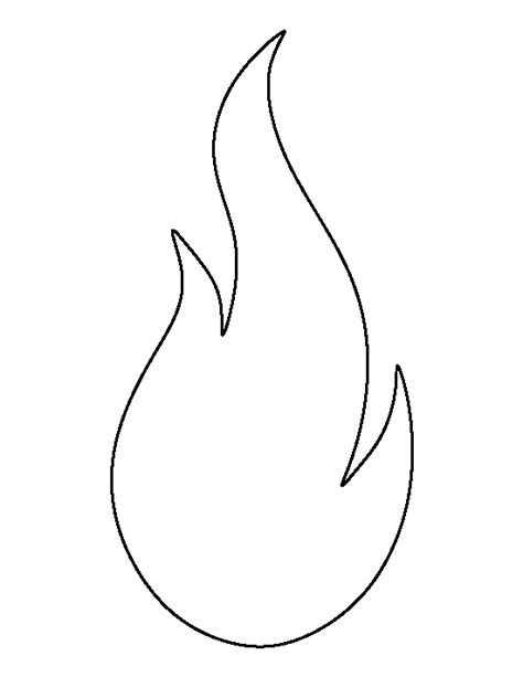 Template Of Flames