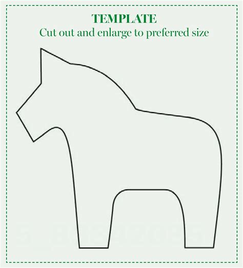 Template Of Horse