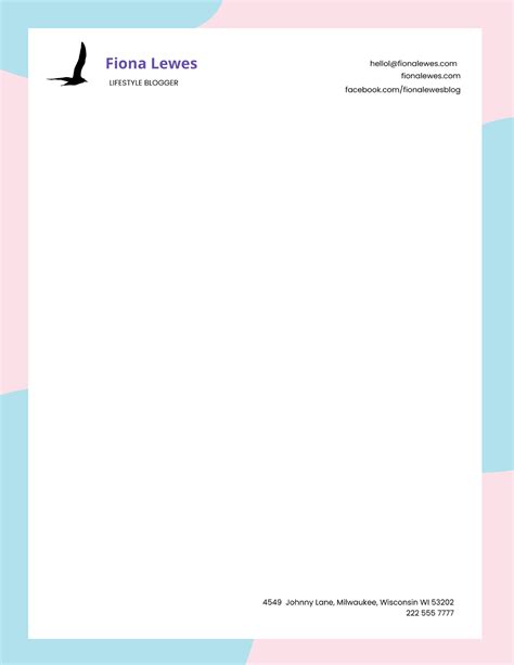 Template Of Letterhead