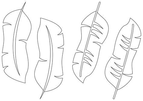 Template Of Palm Leaf
