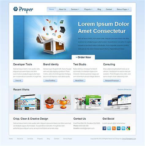 Template Web Html5 Responsive Free