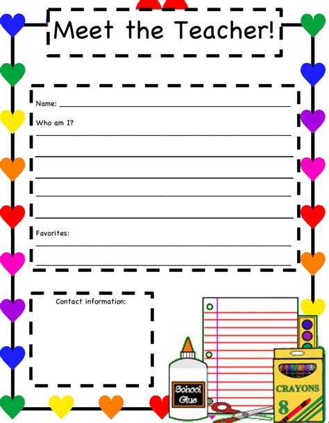 Templates For Teachers Free