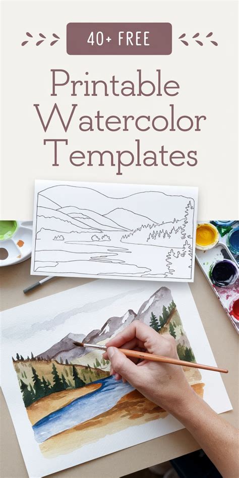 Templates For Watercolor Painting