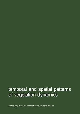 Temporal and Spatial Patterns of Vegetation Dynamics 1 Ed. 89 Doc