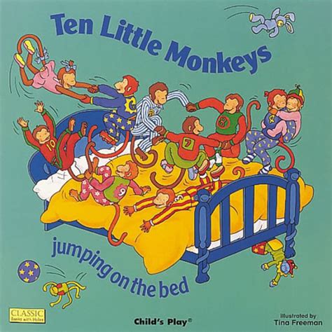 Ten Little Monkeys Jumping on the Bed Classic Books With Holes