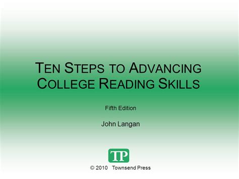 Ten Steps To Advancing College Skills Answer Epub