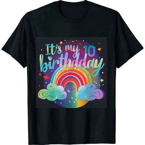 Tenth Birthday T-Shirt: Capture a Decade of Joy and Memories